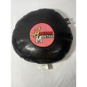 🌸Rare Hannah Montana Pillow Squishy‎ Vinyl  Record Look Flower Sparkle